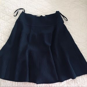 MILLY knit flared miniskirt size small